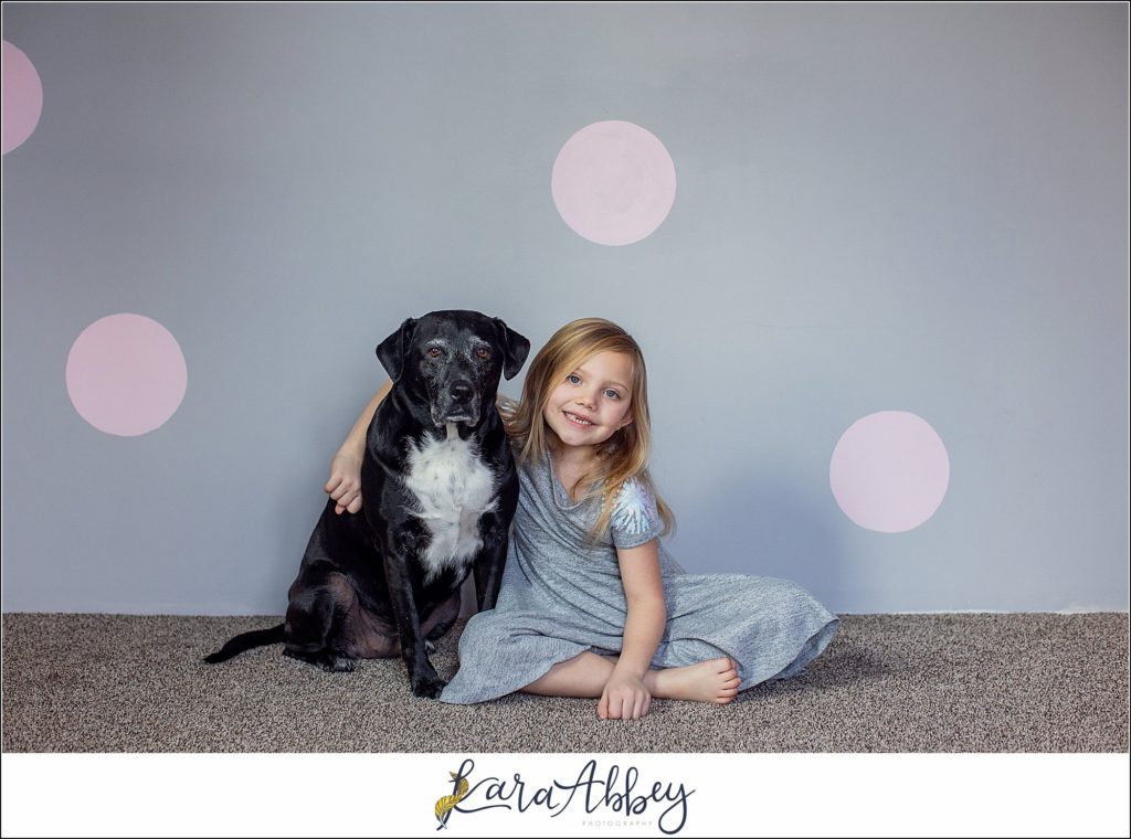 Braelynn Fiona 6 Year Old Birthday Portraits in Her Bedroom in Irwin PA