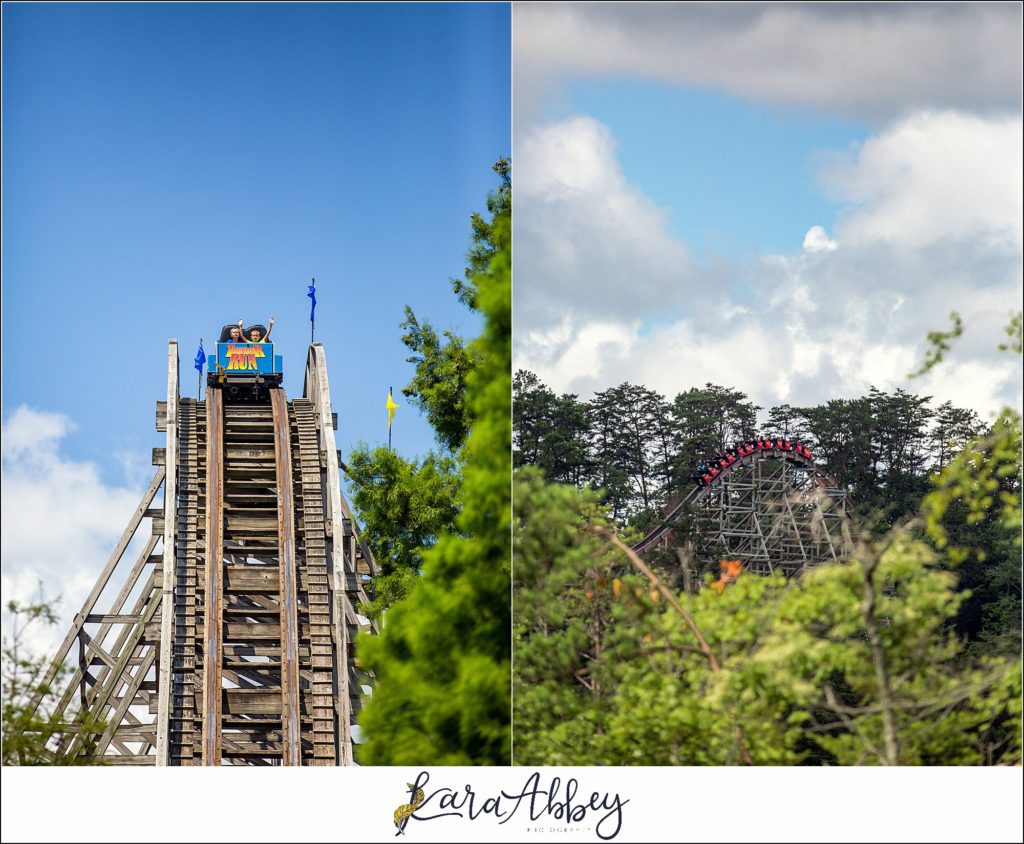 Amazing Roller Coaster Photography by Amusement Park Photographer in Pittsburgh PA