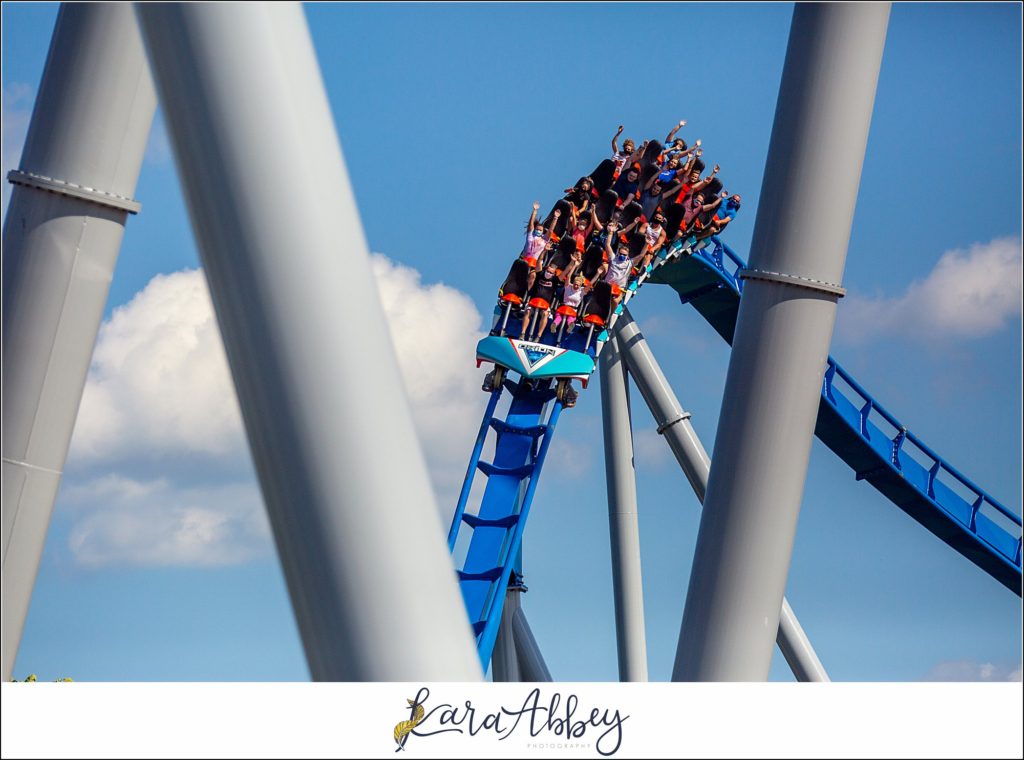 Amazing Roller Coaster Photography by Amusement Park Photographer in Pittsburgh PA
