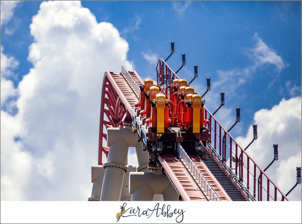 Amazing Roller Coaster Photography by Amusement Park Photographer in Pittsburgh PA