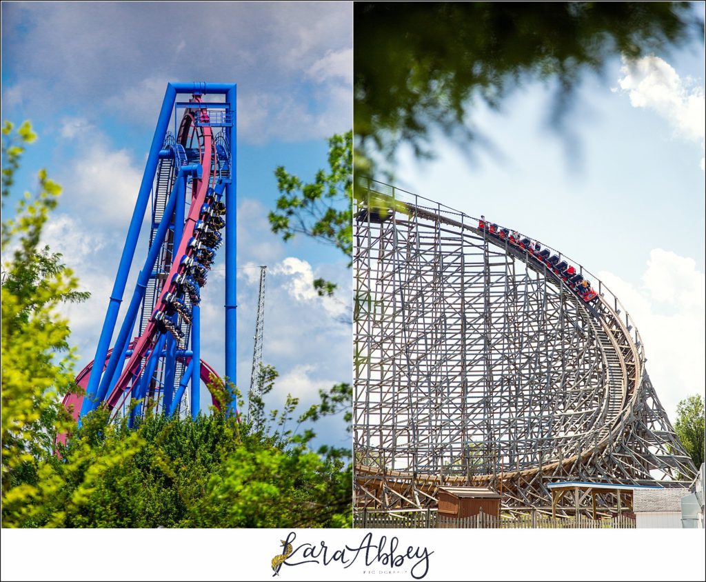 Amazing Roller Coaster Photography by Amusement Park Photographer in Pittsburgh PA