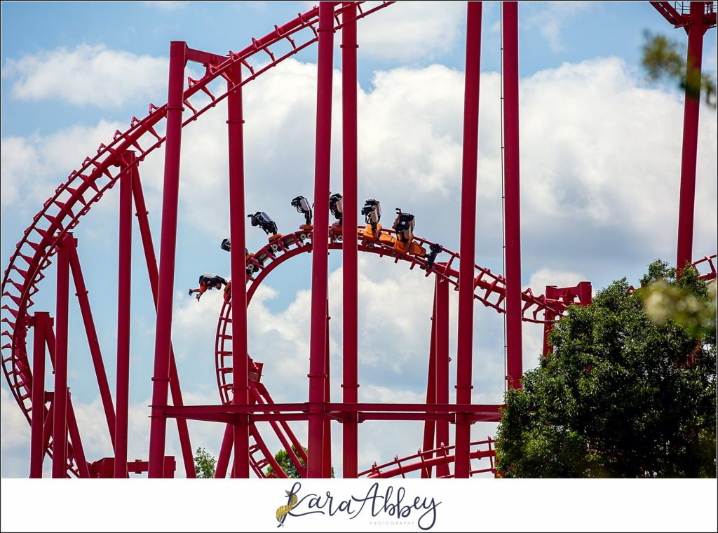Amazing Roller Coaster Photography by Amusement Park Photographer in Pittsburgh PA