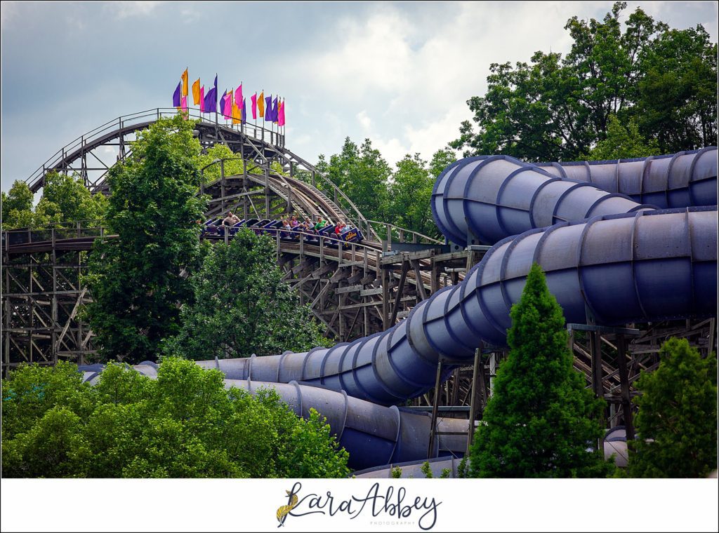 Amazing Roller Coaster Photography by Amusement Park Photographer in Pittsburgh PA