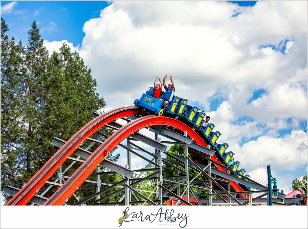 Amazing Roller Coaster Photography by Amusement Park Photographer in Pittsburgh PA