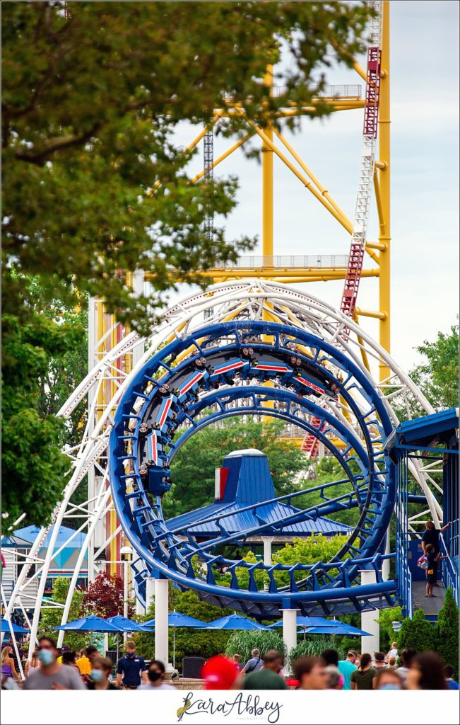 Amazing Roller Coaster Photography by Amusement Park Photographer in Pittsburgh PA