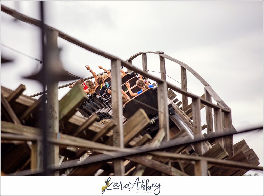 Amazing Roller Coaster Photography by Amusement Park Photographer in Pittsburgh PA