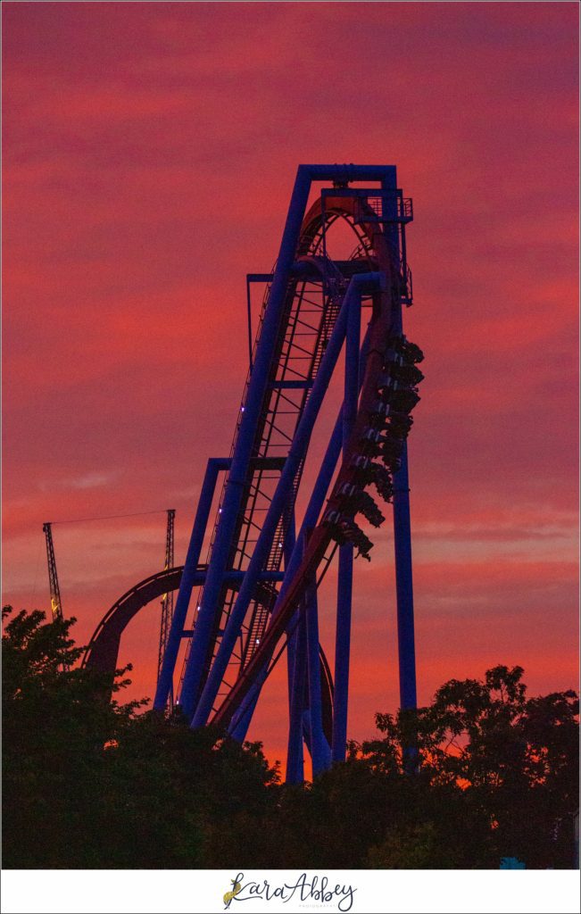 Amazing Roller Coaster Photography by Amusement Park Photographer in Pittsburgh PA