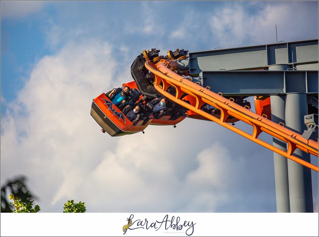 Amazing Roller Coaster Photography by Amusement Park Photographer in Pittsburgh PA