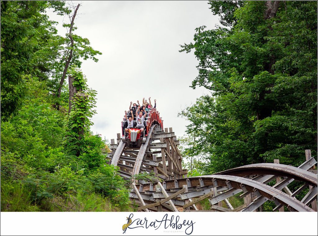 Amazing Roller Coaster Photography by Amusement Park Photographer in Pittsburgh PA
