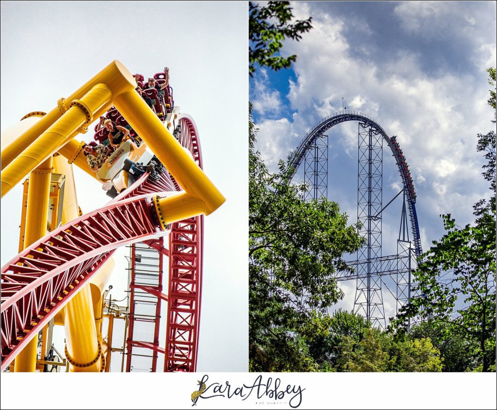Amazing Roller Coaster Photography by Amusement Park Photographer in Pittsburgh PA