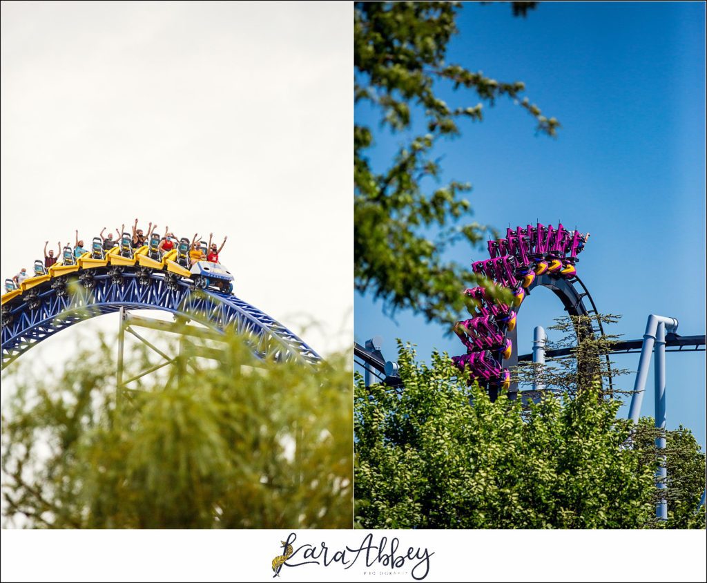 Amazing Roller Coaster Photography by Amusement Park Photographer in Pittsburgh PA
