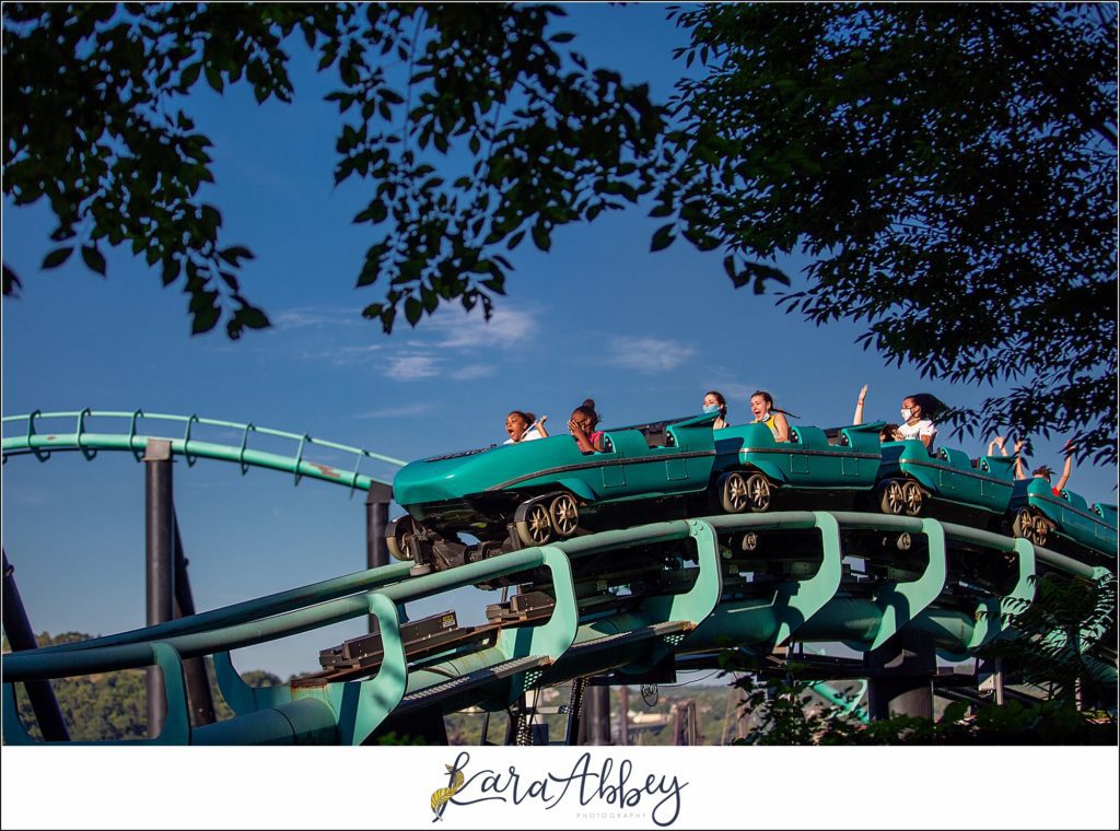Amazing Roller Coaster Photography by Amusement Park Photographer in Pittsburgh PA