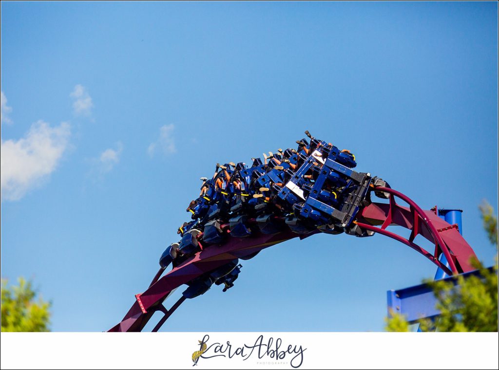 Amazing Roller Coaster Photography by Amusement Park Photographer in Pittsburgh PA