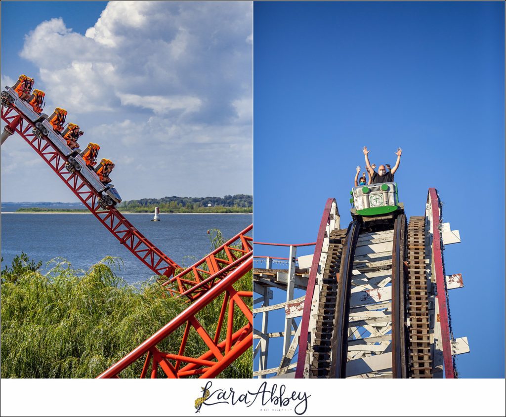 Amazing Roller Coaster Photography by Amusement Park Photographer in Pittsburgh PA