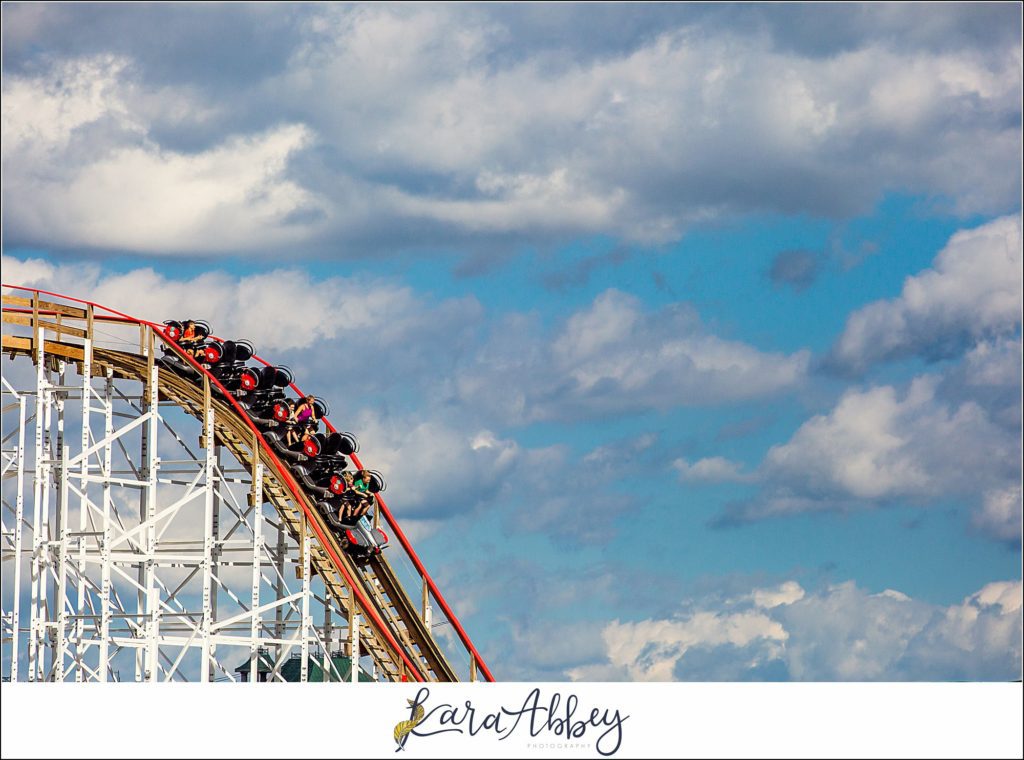 Amazing Roller Coaster Photography by Amusement Park Photographer in Pittsburgh PA