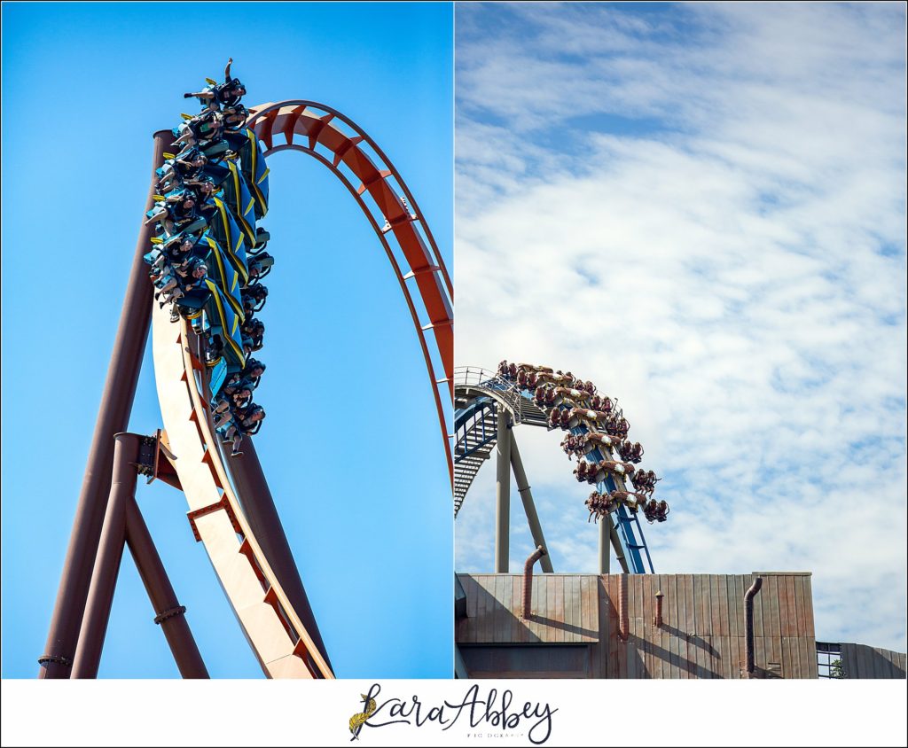 Amazing Roller Coaster Photography by Amusement Park Photographer in Pittsburgh PA