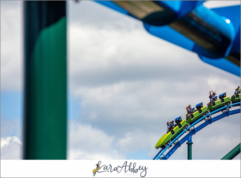 Amazing Roller Coaster Photography by Amusement Park Photographer in Pittsburgh PA