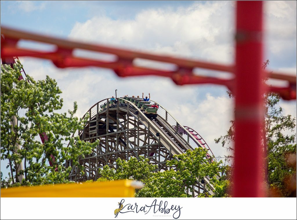 Amazing Roller Coaster Photography by Amusement Park Photographer in Pittsburgh PA