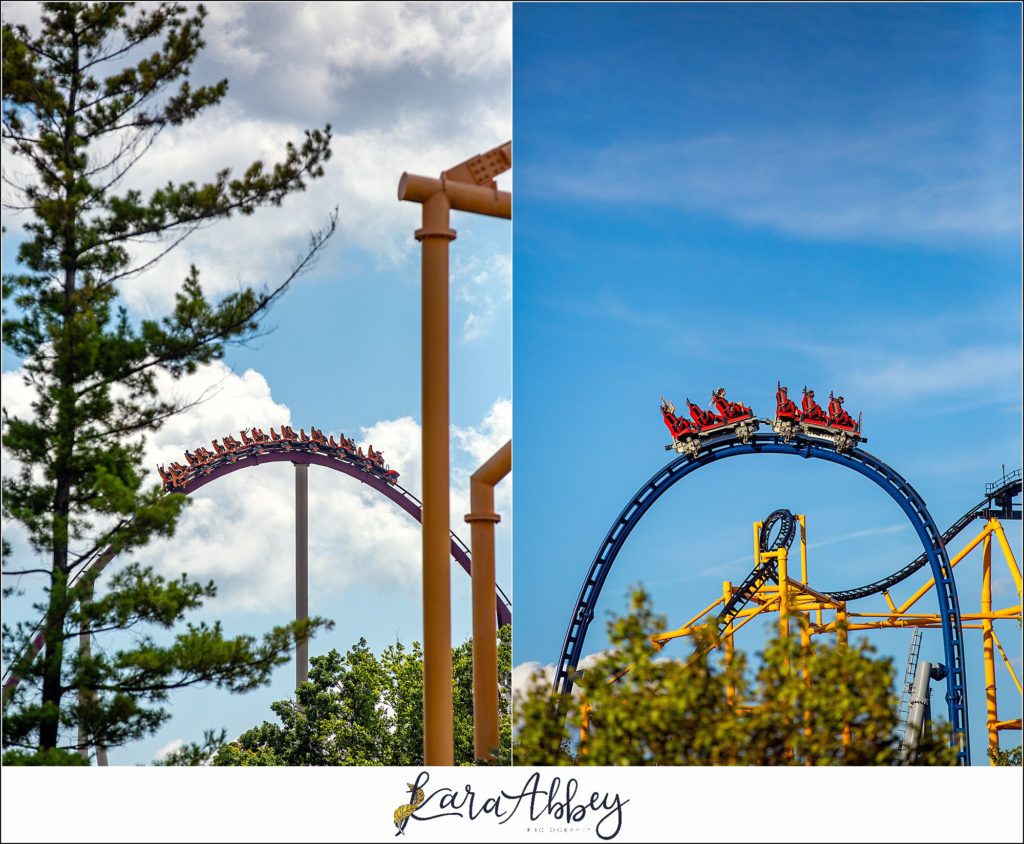 Amazing Roller Coaster Photography by Amusement Park Photographer in Pittsburgh PA