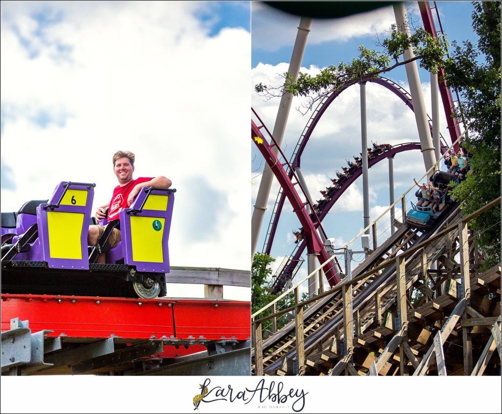 Amazing Roller Coaster Photography by Amusement Park Photographer in Pittsburgh PA