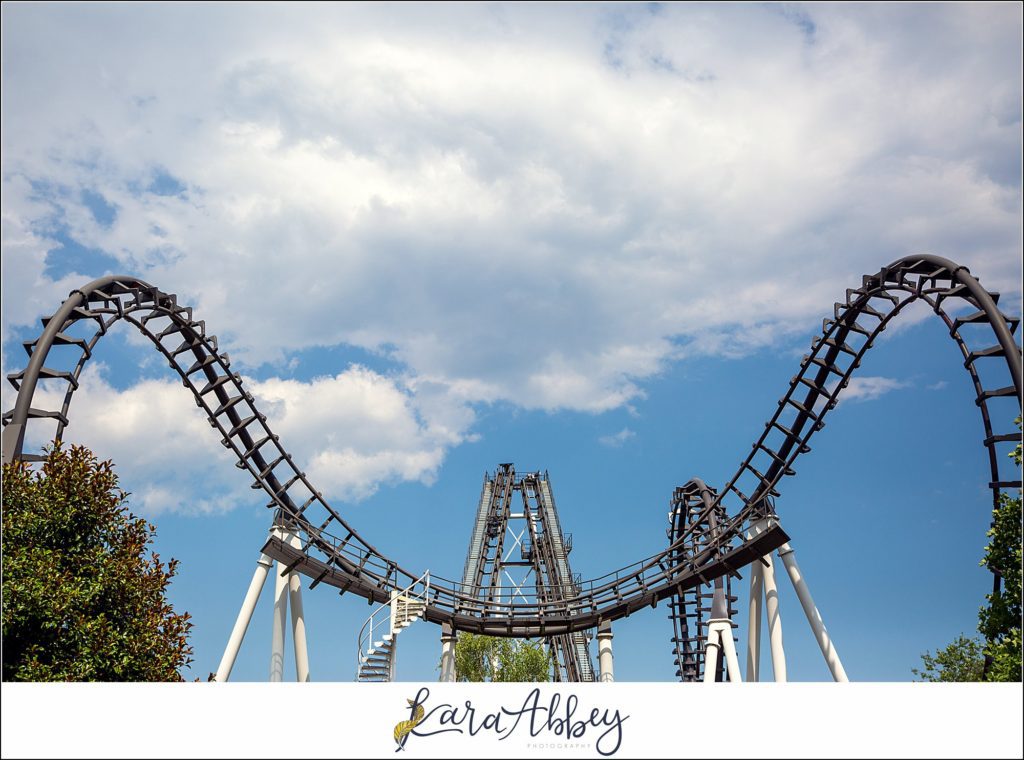 Amazing Roller Coaster Photography by Amusement Park Photographer in Pittsburgh PA
