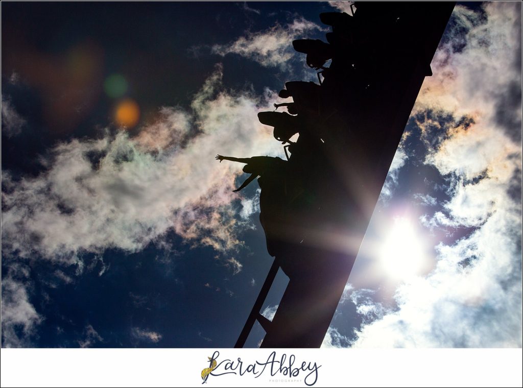 Amazing Roller Coaster Photography by Amusement Park Photographer in Pittsburgh PA