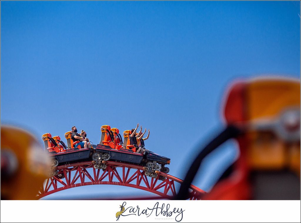 Amazing Roller Coaster Photography by Amusement Park Photographer in Pittsburgh PA