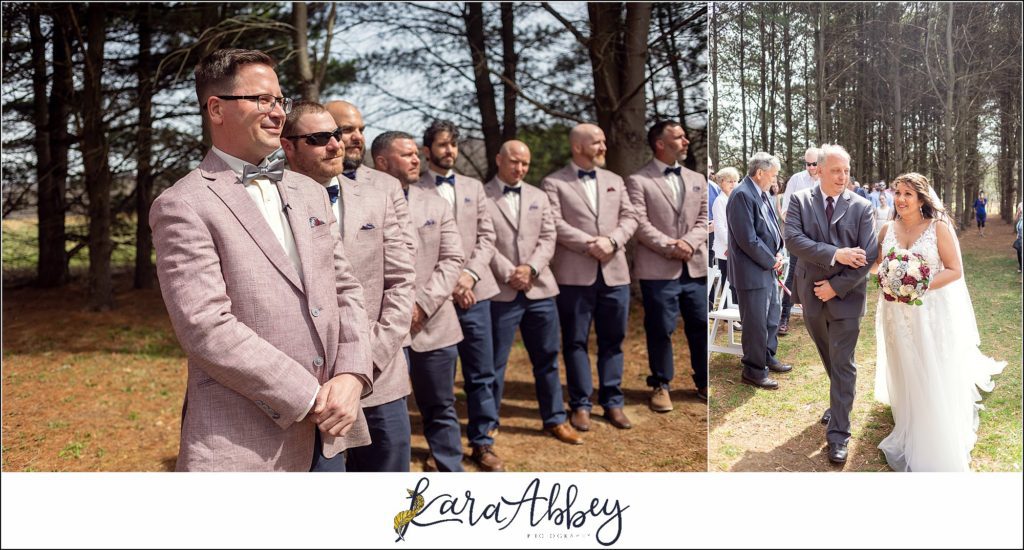 Spring Wedding at Sanaview Farms in Champion PA