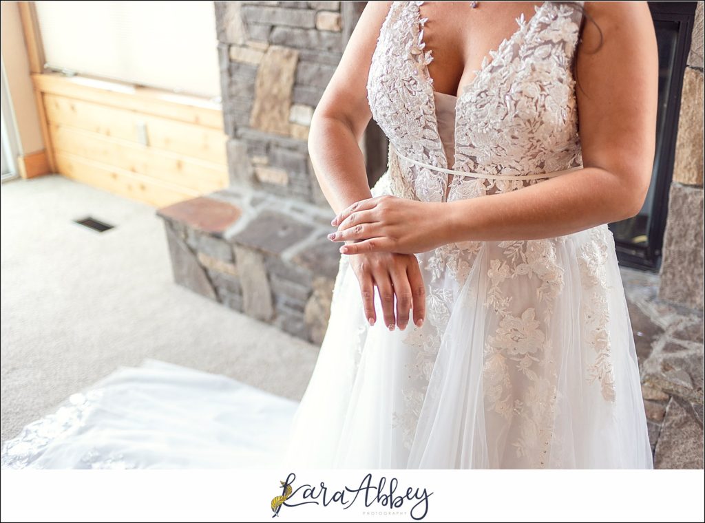 Spring Wedding Getting Ready at Hidden Valley Resort in Somerset, PA