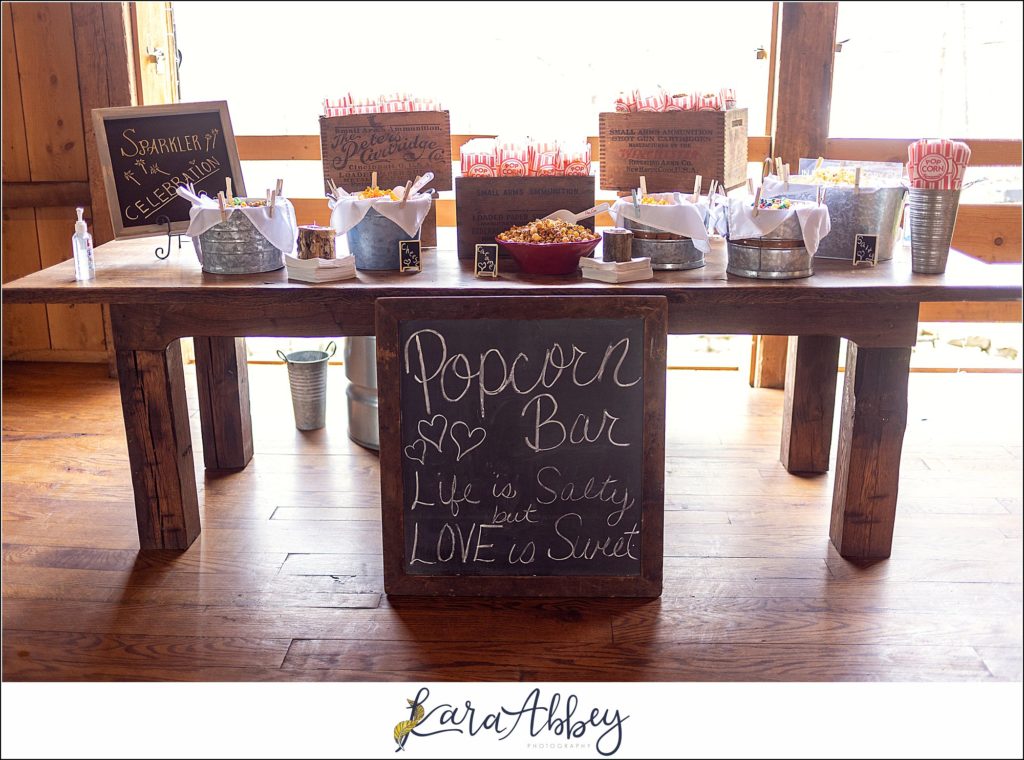 Spring Wedding Reception at Sanaview Farms in Champion PA 