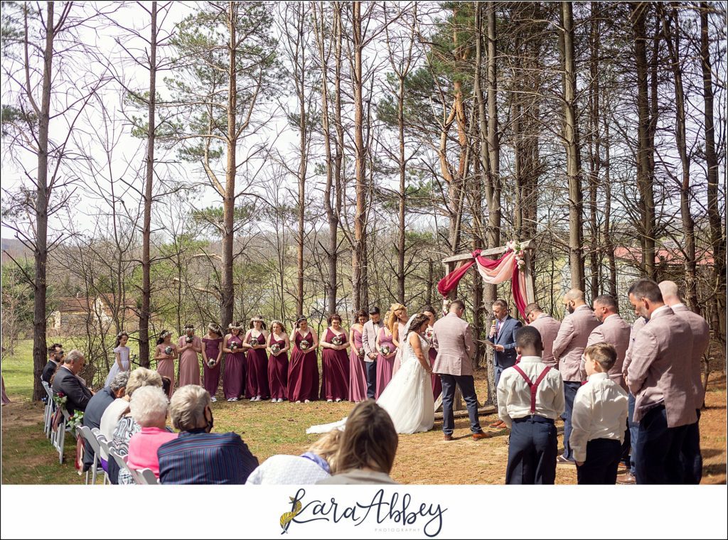 Spring Wedding at Sanaview Farms in Champion PA
