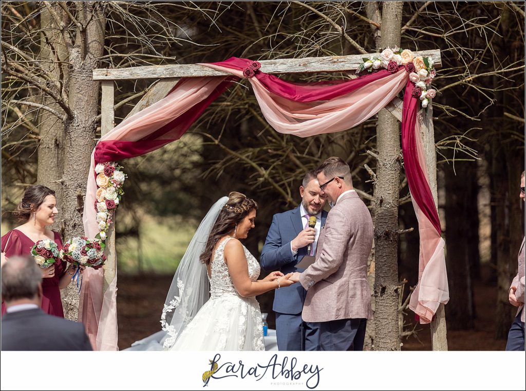 Spring Wedding at Sanaview Farms in Champion PA