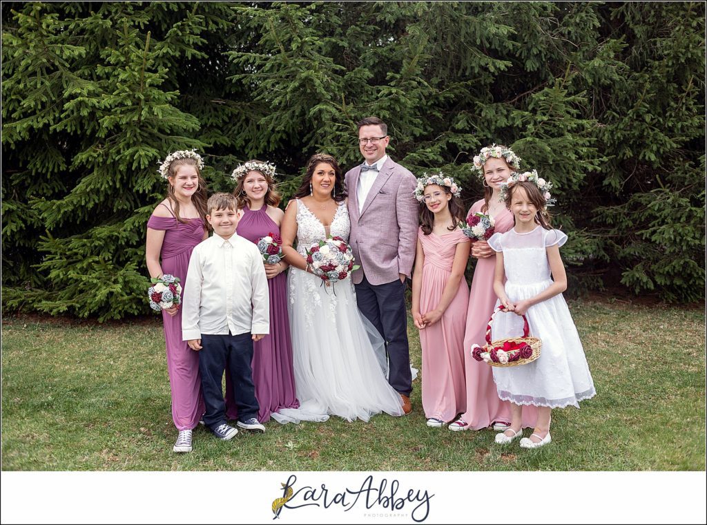 Spring Wedding at Sanaview Farms in Champion PA Bride & Groom Portraits