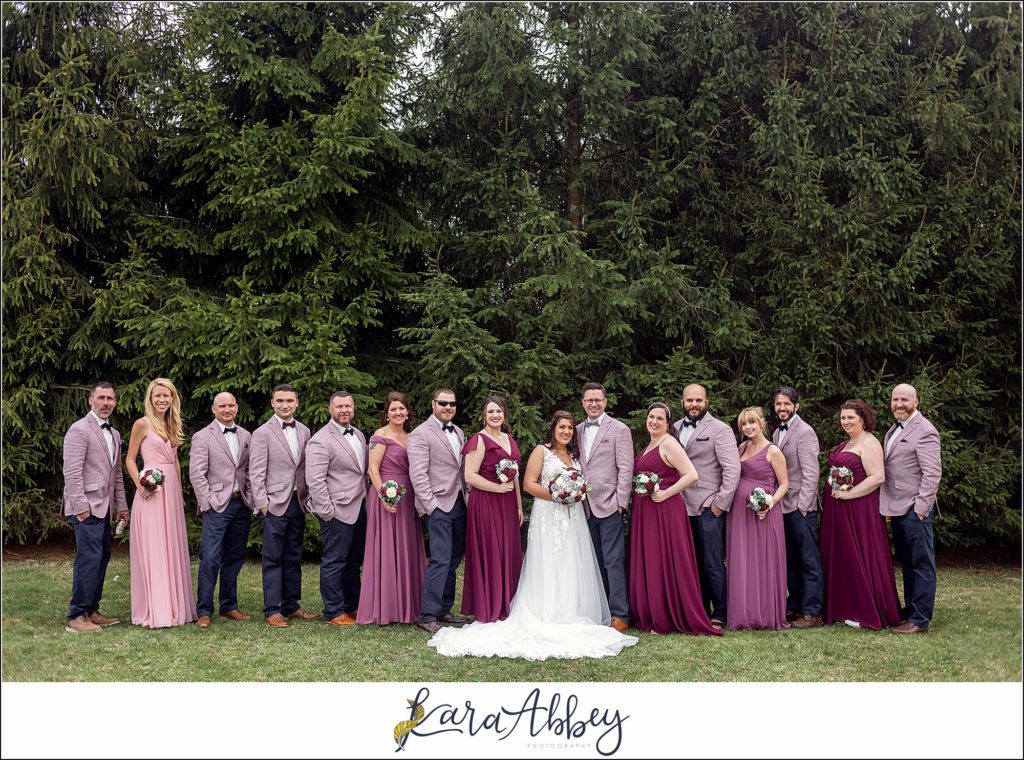 Spring Wedding at Sanaview Farms in Champion PA Bride & Groom Portraits