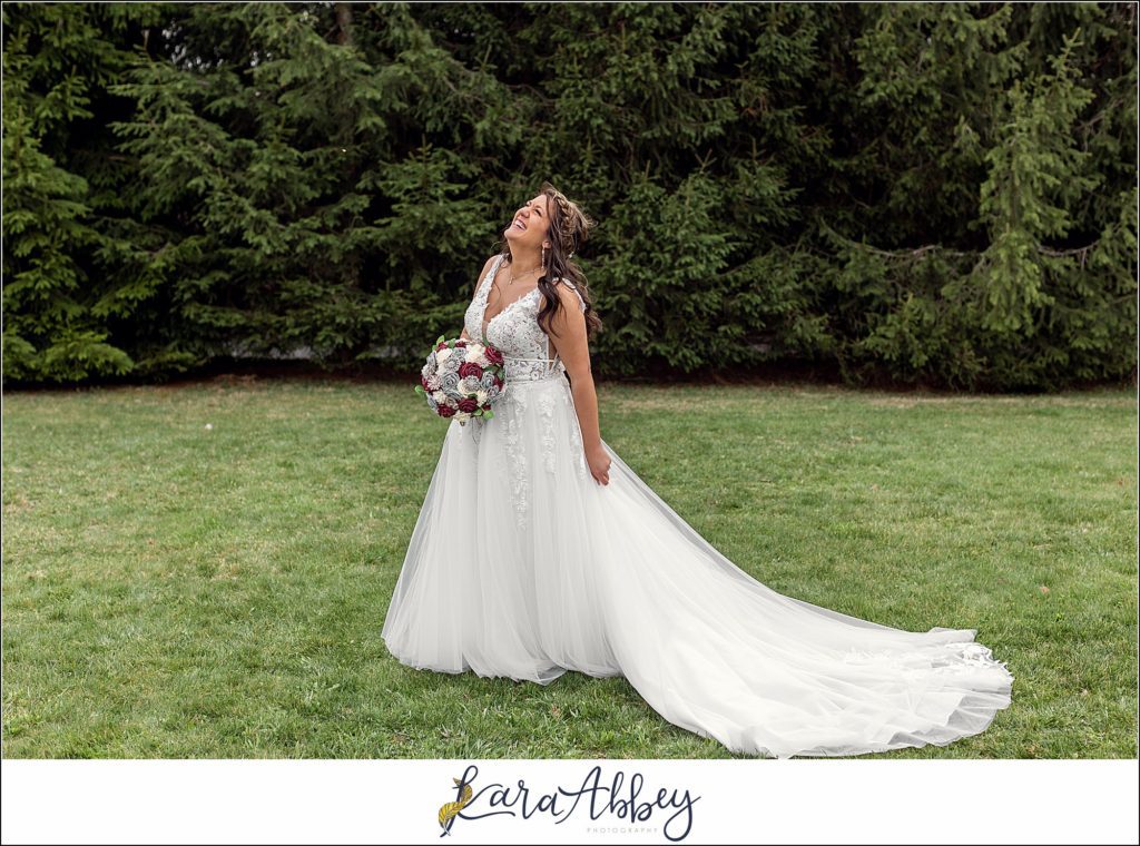 Spring Wedding at Sanaview Farms in Champion PA Bride & Groom Portraits