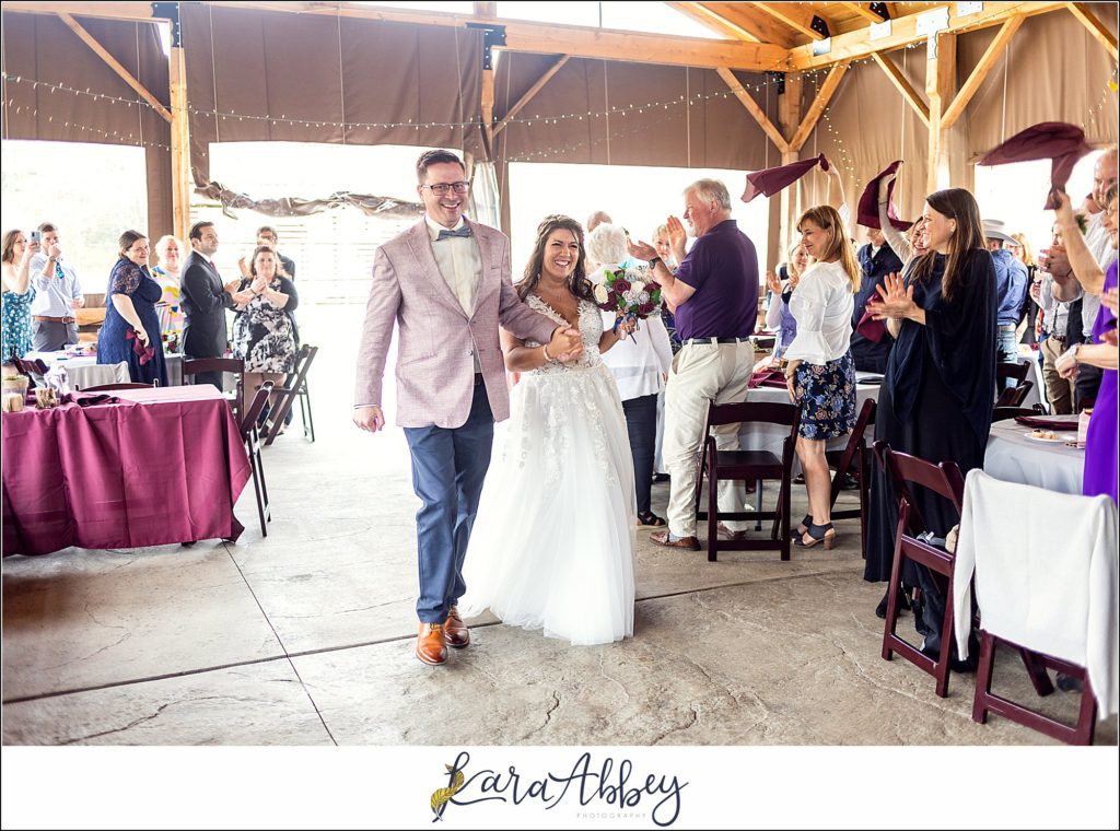 Spring Wedding Reception at Sanaview Farms in Champion PA 
