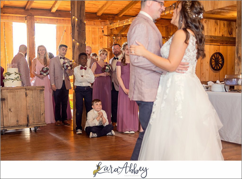 Spring Wedding Reception at Sanaview Farms in Champion PA 