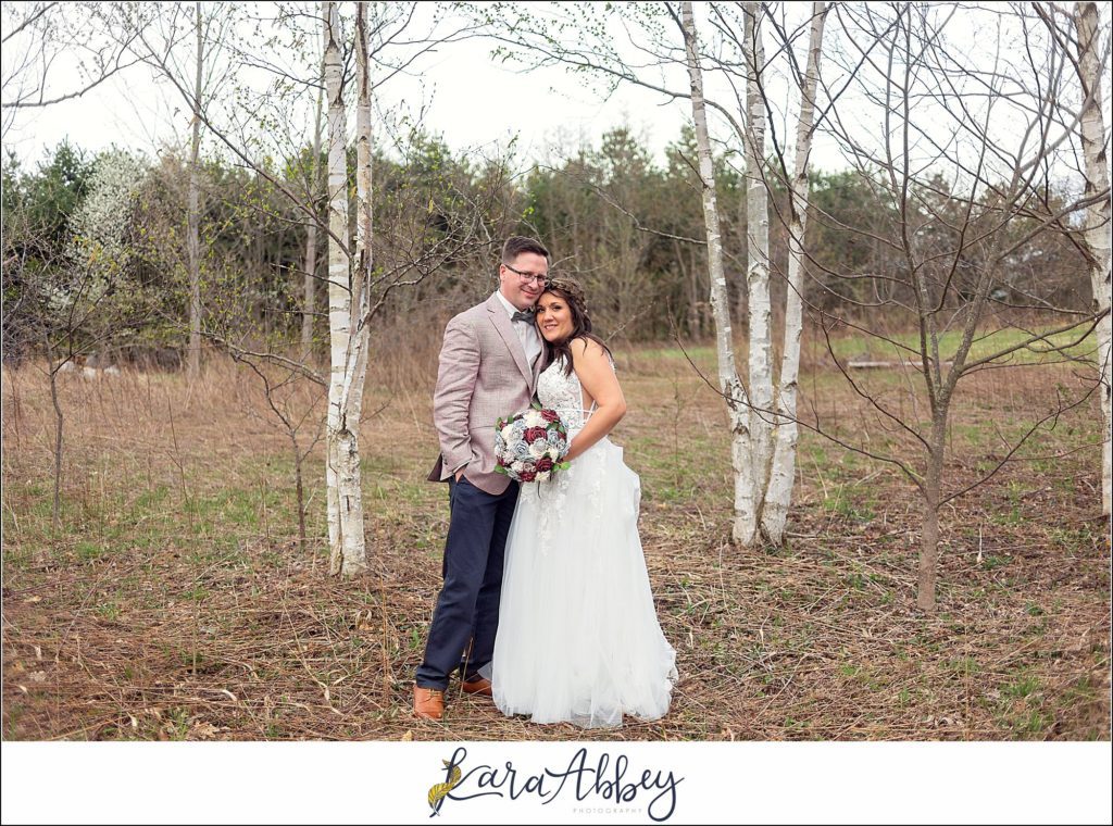Spring Wedding at Sanaview Farms in Champion PA Bride & Groom Portraits