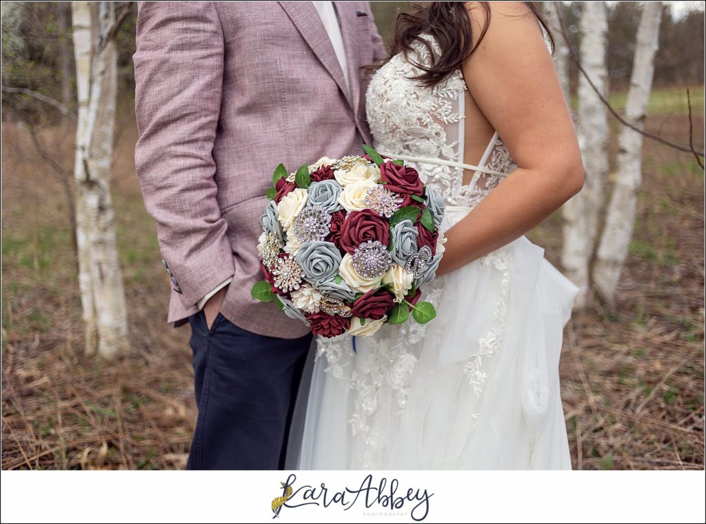 Spring Wedding at Sanaview Farms in Champion PA Bride & Groom Portraits