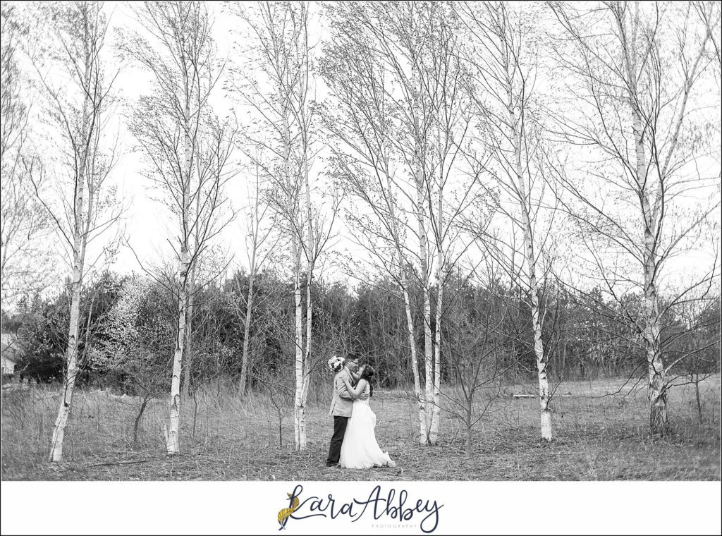 Spring Wedding at Sanaview Farms in Champion PA Bride & Groom Portraits