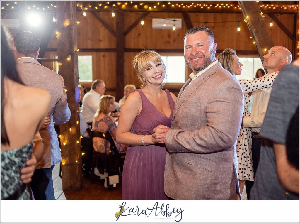 Spring Wedding Reception at Sanaview Farms in Champion PA 