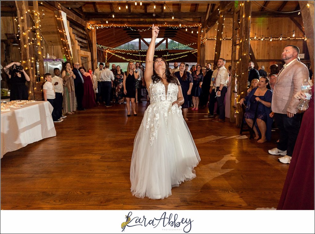 Spring Wedding Reception at Sanaview Farms in Champion PA 