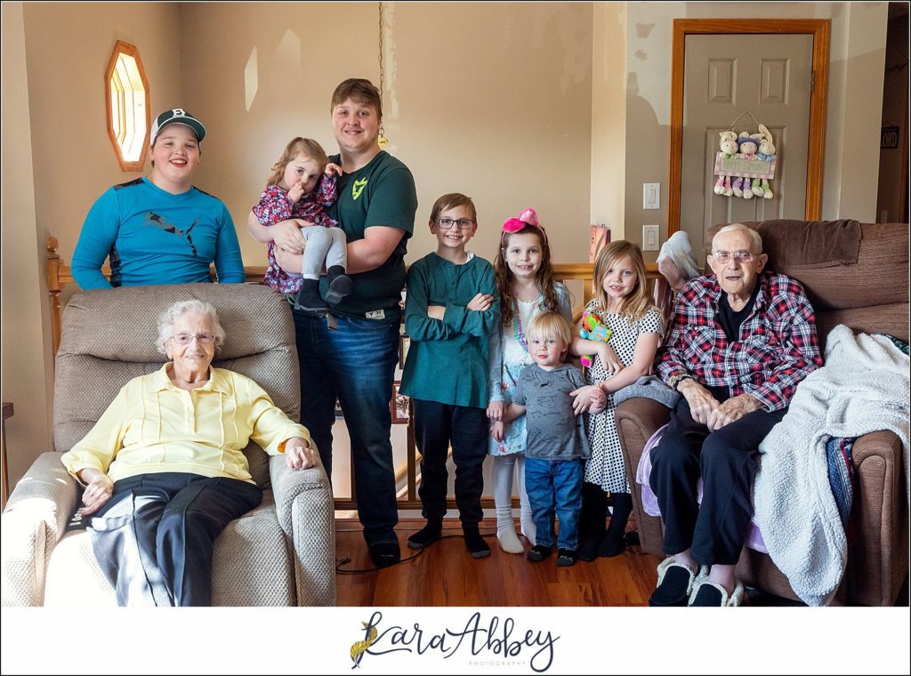Celebrating Easter with the Abbey Family in Irwin PA