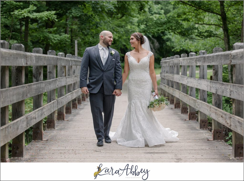 Light Blue Summer Wedding Party Portraits at Cedar Creek Park in Belle Vernon, PA