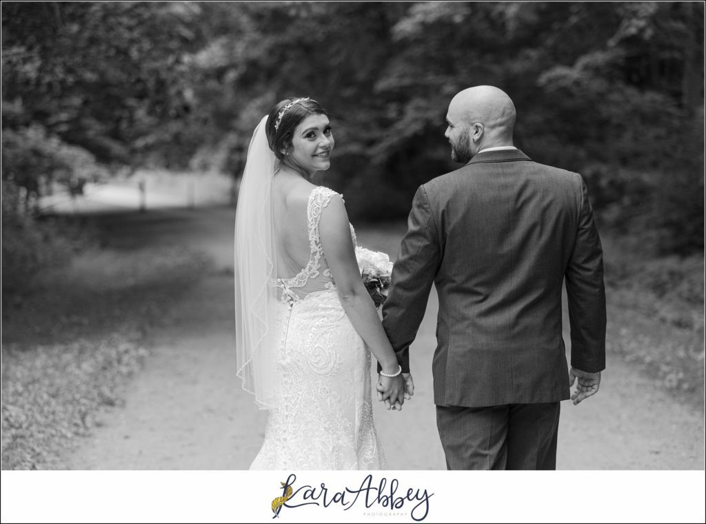 Light Blue Summer Wedding Party Portraits at Cedar Creek Park in Belle Vernon, PA