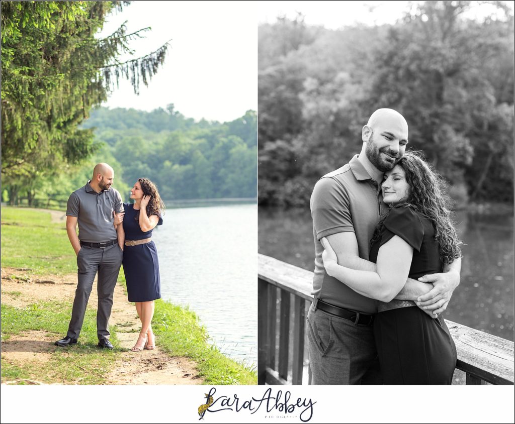 Summer Engagement Photography at Twin Lakes Park in Greensburg, PA