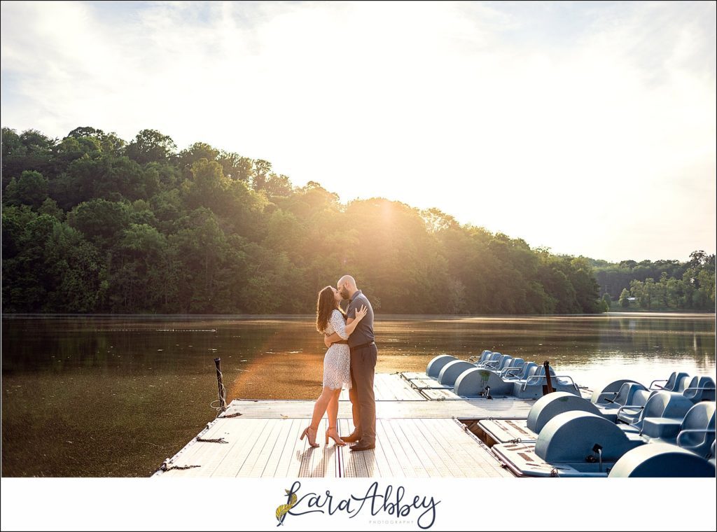 Summer Engagement Photography at Twin Lakes Park in Greensburg, PA