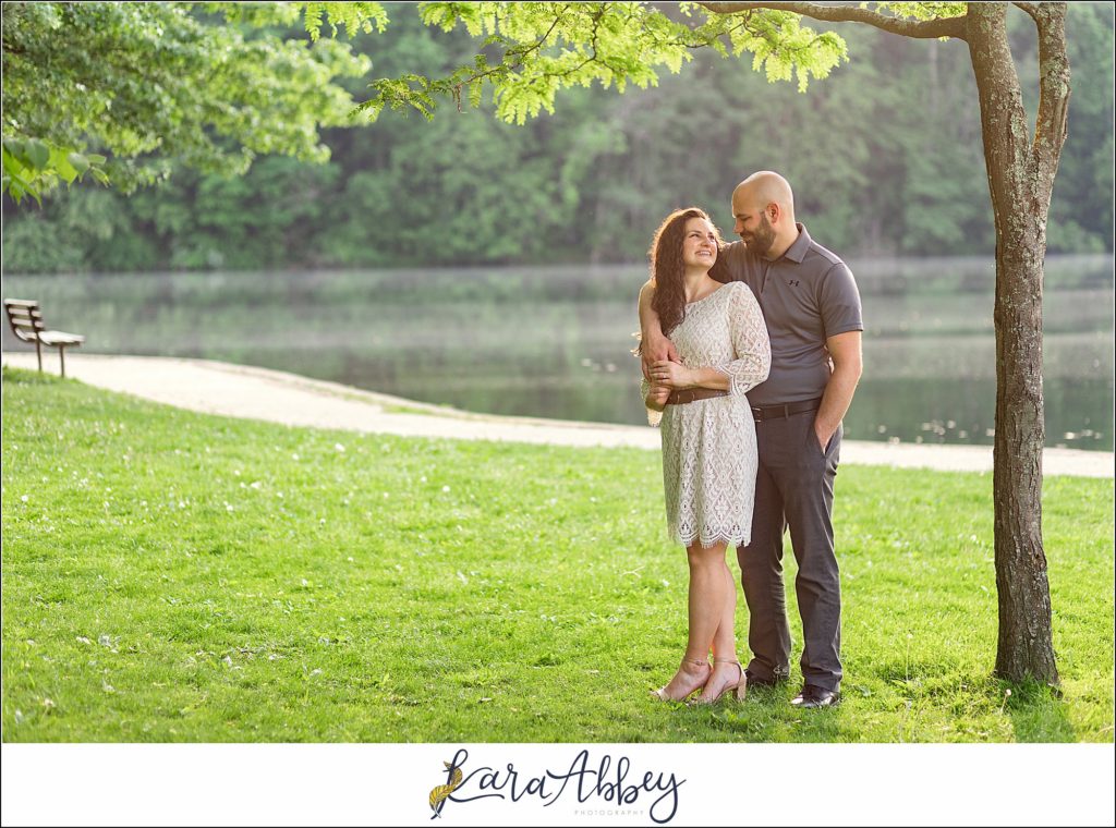 Summer Engagement Photography at Twin Lakes Park in Greensburg, PA