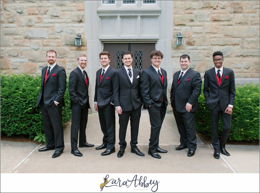 Summer Fairy Tale Wedding at Clen-Moore Presbyterian Church in New Castle, PA