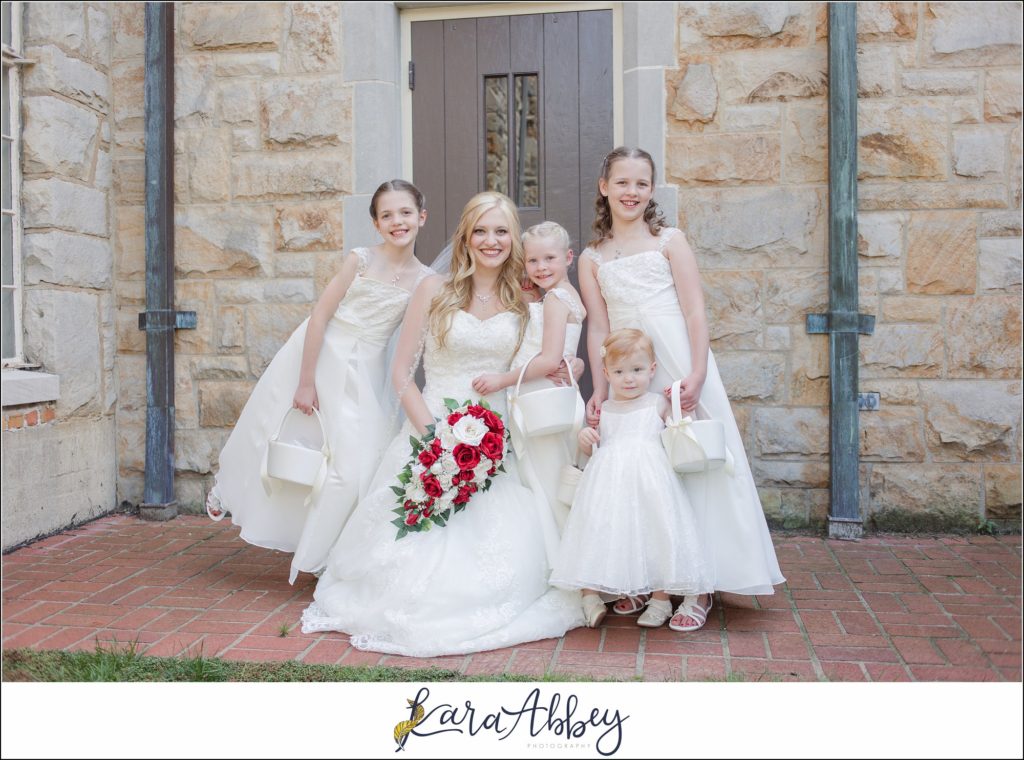Summer Fairy Tale Wedding at Clen-Moore Presbyterian Church in New Castle, PA
